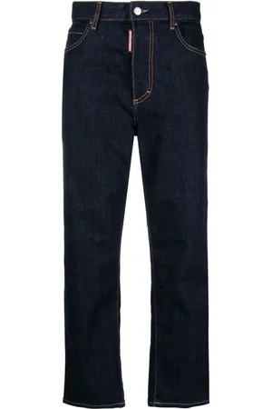 Dsquared2 Logo-patch straight-leg jeans - 36