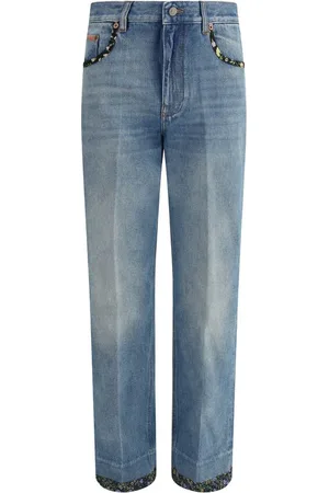 VALENTINO Jeans with floral details - W25