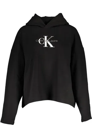 Calvin Klein Black Cotton Women Sweater - S