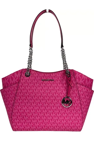 Michael Kors Jet Set Large Chain Shoulder Tote Bag Dragon Fruit