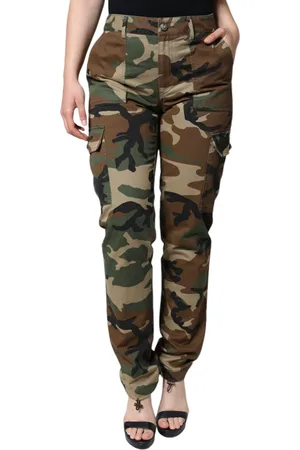 Dolce & Gabbana Camouflage Cargo Pants - IT36 | XS