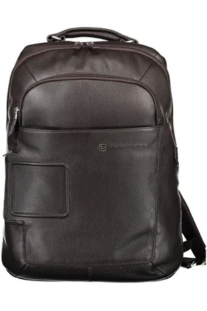 Piquadro Brown Leather Men Backpack