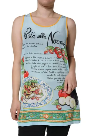 Dolce & Gabbana Pasta Alla Norma Print Tank Top - IT40|S