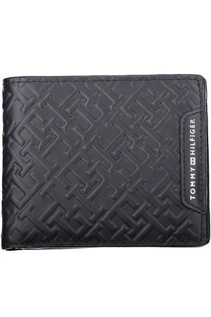 Tommy Hilfiger Blue Leather Men Wallet