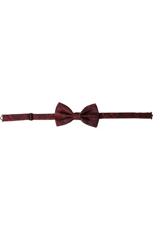 Dolce & Gabbana Silk Floral Adjustable Neck Men Bow Tie