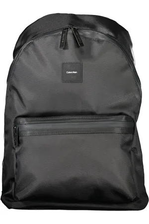 Calvin Klein Black Polyester Men Backpack
