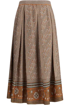 VALENTINO Knit lurex midi Skirt - S