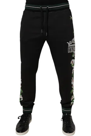 Dolce & Gabbana Floral King Men Jogger Sweatpants Pants - IT46 | S