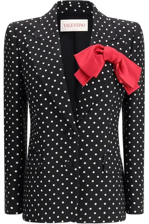VALENTINO Polka dot single-breasted Blazer - IT42 | L