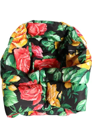Dolce & Gabbana Multicolor Floral Print Whole Head Wrap Hat - 57 cm|S