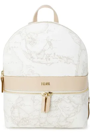 ALVIERO MARTINI 1A CLASSE White Leather Backpack