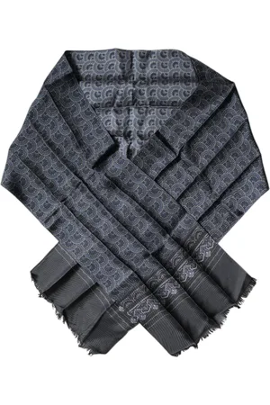 Dolce & Gabbana Dark Fantasy Silk Neck Wrap Shawl Scarf