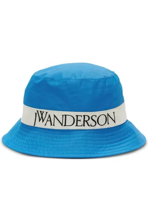 J.W.Anderson Logo-embroidered tonal-stitching bucket hat - S-M