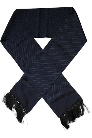 Dolce & Gabbana Dark Fantasy Fringes Neck Wrap Scarf