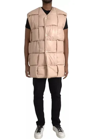 Bottega Veneta Quilted Sleeveless Calf Leather Jacket - IT46 | S