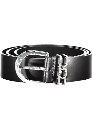 Calvin Klein Elegant Leather Belt with Metal Buckle - 75 cm / 30 Inches
