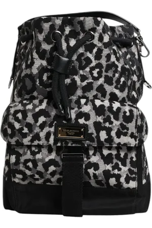 Dolce & Gabbana Multicolor Leopard Jacquard Hobo Crossbody Borse Bag