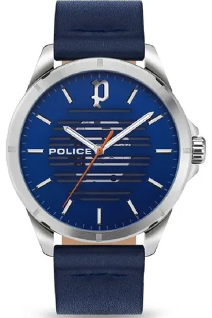 Police Leather Watch