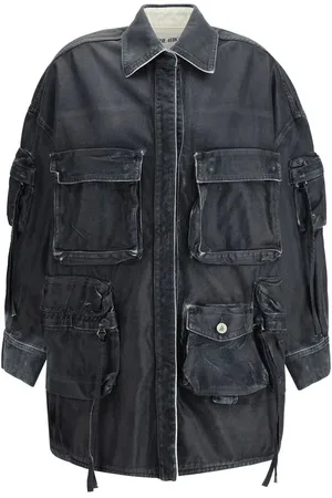 The Attico Fern Denim Jacket - IT38 | S