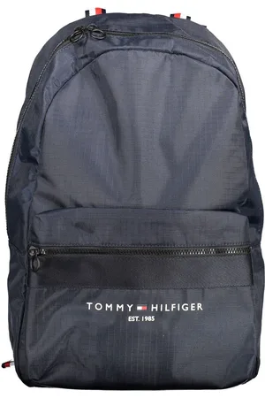 Tommy Hilfiger Blue Polyester Men Backpack