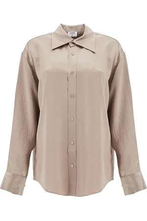 Filippa K Satin ruffled shirt - 36