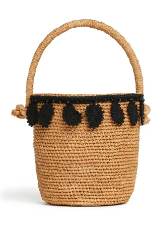 Alanui Paisley-appliqué raffia basket bag - U