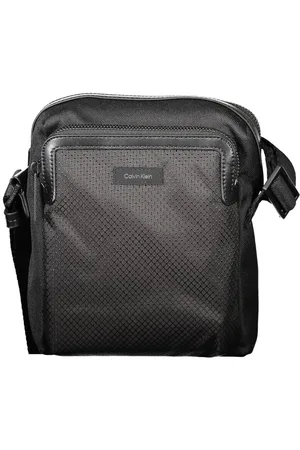 Calvin Klein Black Polyester Men Shoulder Bag