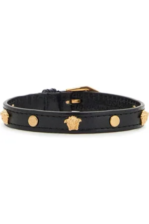 VERSACE Medusa leather bracelet - OS