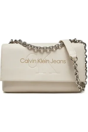 Calvin Klein Faux Leather Shoulder Bag
