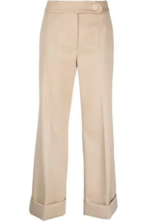 Lanvin Mid-rise cropped wool trousers - 38