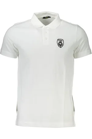 Roberto Cavalli White Cotton Men Polo - M