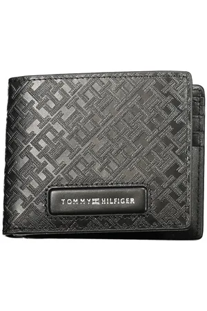 Tommy Hilfiger Black Leather Men Wallet