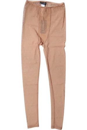 Dolce & Gabbana Nude Logo Lace Lingerie Pants Underwear - IT2 | S