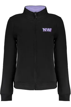 Norway 1963 Black Cotton Women Sweater - L