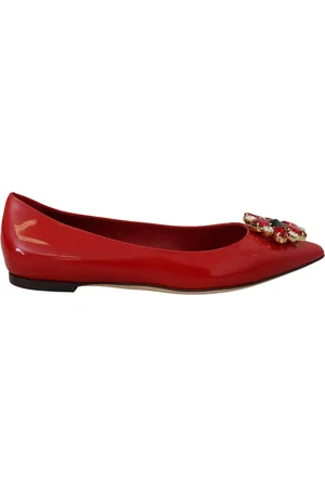 Dolce & Gabbana Suede Crystal Loafers - Exquisite Elegance - EU35/US4.5