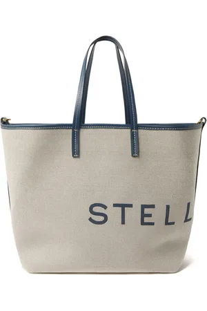 Stella McCartney Logo-print cotton tote bag - U