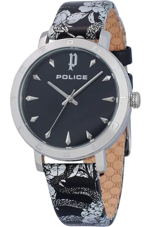 Police Leather Watch