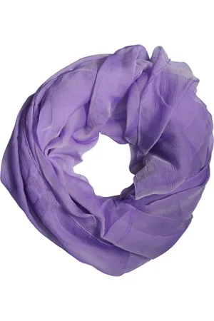 Dolce & Gabbana Purple Silk Rectangle Wrap Shawl Scarf