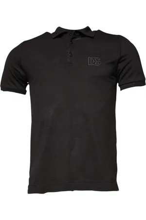 Dolce & Gabbana Dark Collared Short Sleeves Polo T-shirt - IT50 | L