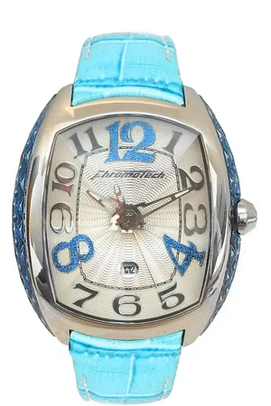 Chronotech Leather Watch