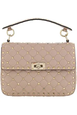 VALENTINO GARAVANI Rockstud Spike Leather Shoulder Bag