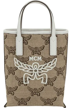MCM Raffia Tote Bag