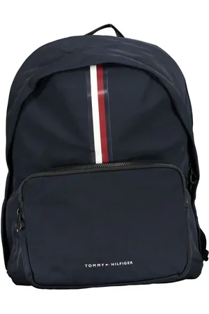 Tommy Hilfiger Sleek Blue Backpack with Laptop Holder