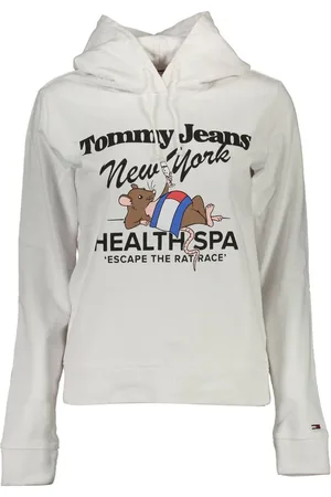 Tommy Hilfiger White Cotton Women Sweater - S