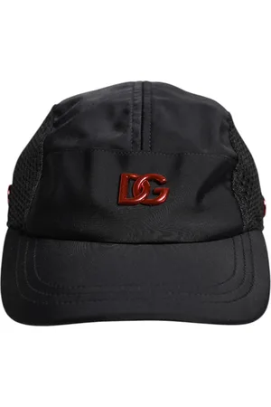 Dolce & Gabbana Black Nylon Logo 6 Panels Baseball Cap - 58 cm|M