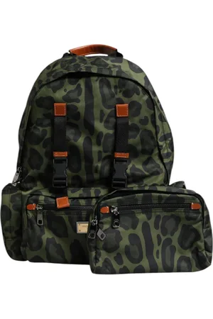 Dolce & Gabbana Leopard Nylon Travel Back Pack Bag
