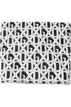 Dolce & Gabbana Logo Monogram Cotton Bandana Scarf