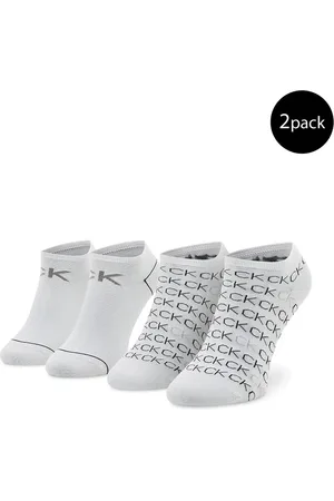 Calvin Klein White Cotton Tights & Sock - One Size