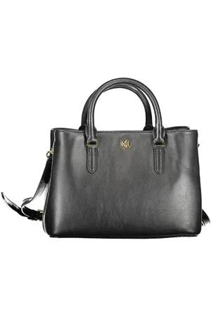 Ralph Lauren Black Leather Handbag