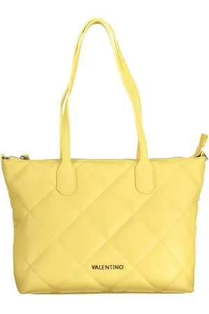 VALENTINO Yellow Polyethylene Handbag